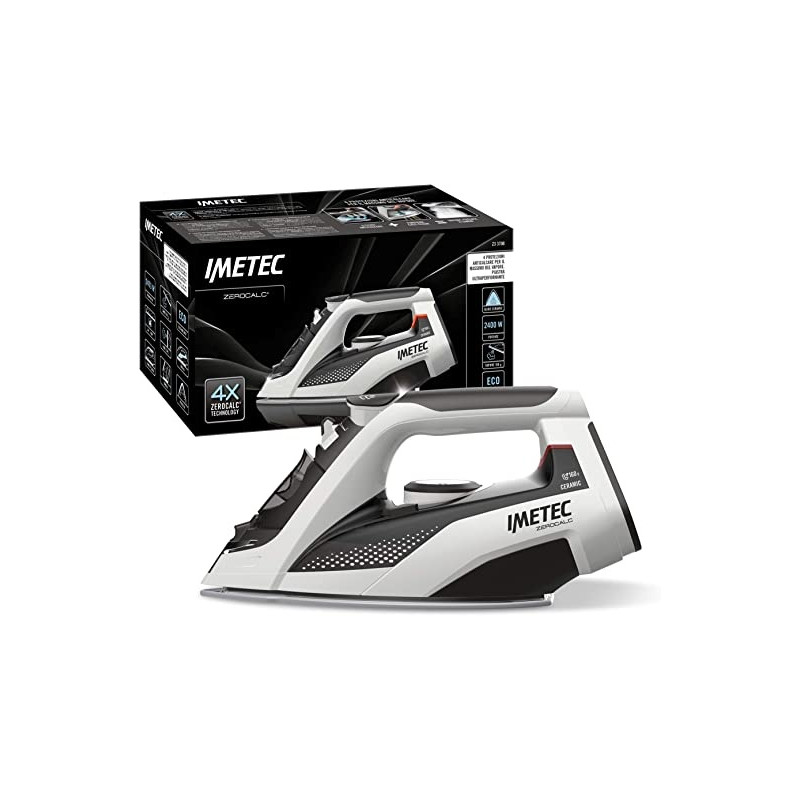 Ecost prekė po grąžinimo, Imetec ZeroCalc Z3 3700 garų lygintuvas, apsaugos nuo kalkių nuosėdų techn