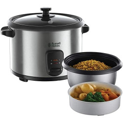 Ecost prekė po grąžinimo, Russell Hobbs Cooking 10 puodelių, 700 W, 1,8 l, pridedama mentelė ir ment
