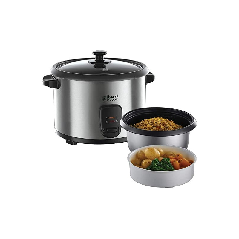 Ecost prekė po grąžinimo, Russell Hobbs Cooking 10 puodelių, 700 W, 1,8 l, pridedama mentelė ir ment