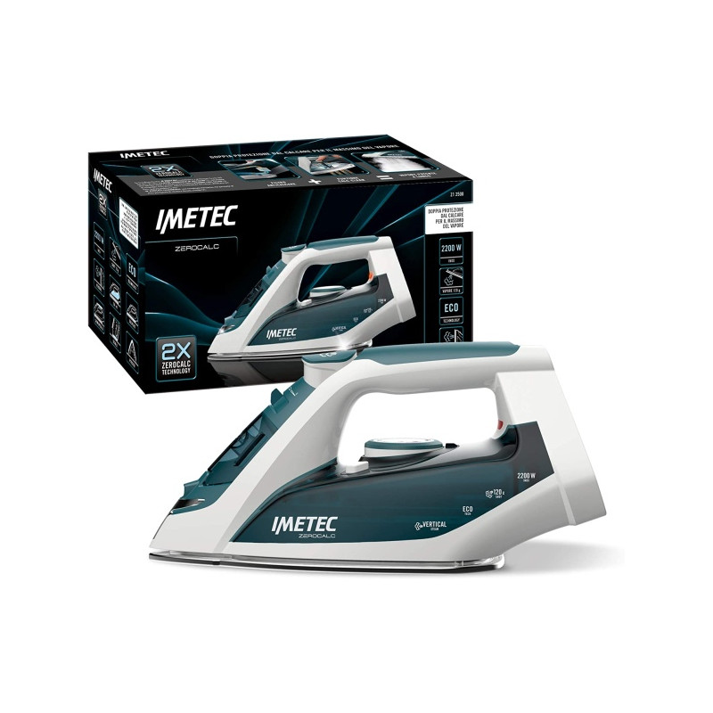 Ecost prekė po grąžinimo, Imetec ZeroCalc Z1 2500 garų lygintuvas su antikorozine technologija, 2200