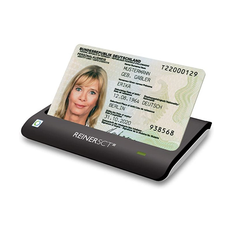Ecost prekė po grąžinimo Reiner SCT Cyberjack RFID pagrindas NPA intelektualiųjų kortelių skaitytuva