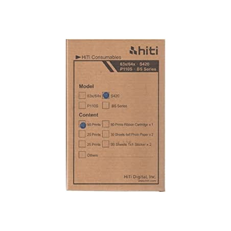 Ecost prekė po grąžinimo UMAX/HITI nuotraukų popieriaus rinkinys 50 lapų 10 x 15 cm s 400/420