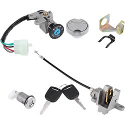 Ecost prekė po grąžinimo Kimiss 1 Set 5Pin Connector 2 Keys uždegimo užrakto raktų užrakto degalų da