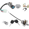 Ecost prekė po grąžinimo Kimiss 1 Set 5Pin Connector 2 Keys uždegimo užrakto raktų užrakto degalų da