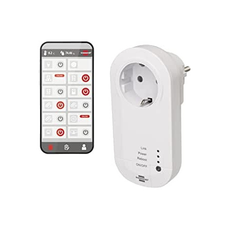 Ecost prekė po grąžinimo BrennenStuhl Connect WiFi Outlet Wa 3000 (intelektualusis WiFi lizdas, sude