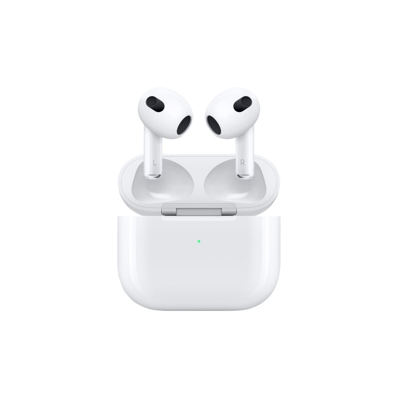 Apple AirPods (3rd Gen) Belaidės ausinės Earbuds, Lightning Charging Case, Balta