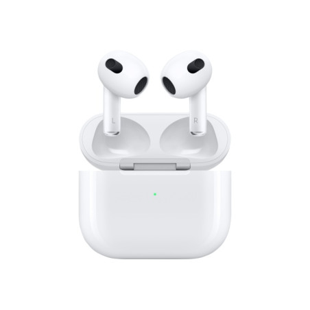 Apple AirPods (3rd Gen) Belaidės ausinės Earbuds, Lightning Charging Case, Balta