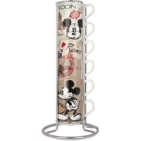 Ecost prekė po grąžinimo Originali Disney Mickey and Minnie Mouse Cafe Espresse Cup su me