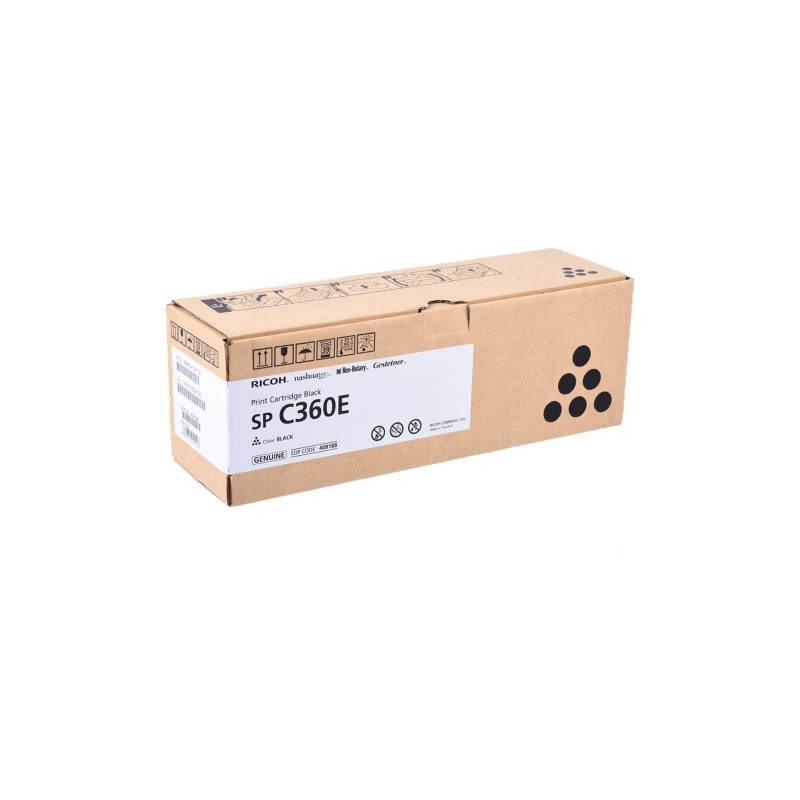 Ricoh SP C360E (408188), juoda kasetė