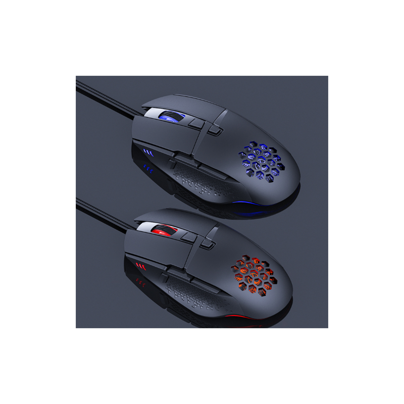 Lumi Legend WM03G-16 Laidinė pelė, USB Type-A, Optical, 7200 DPI, Juoda
