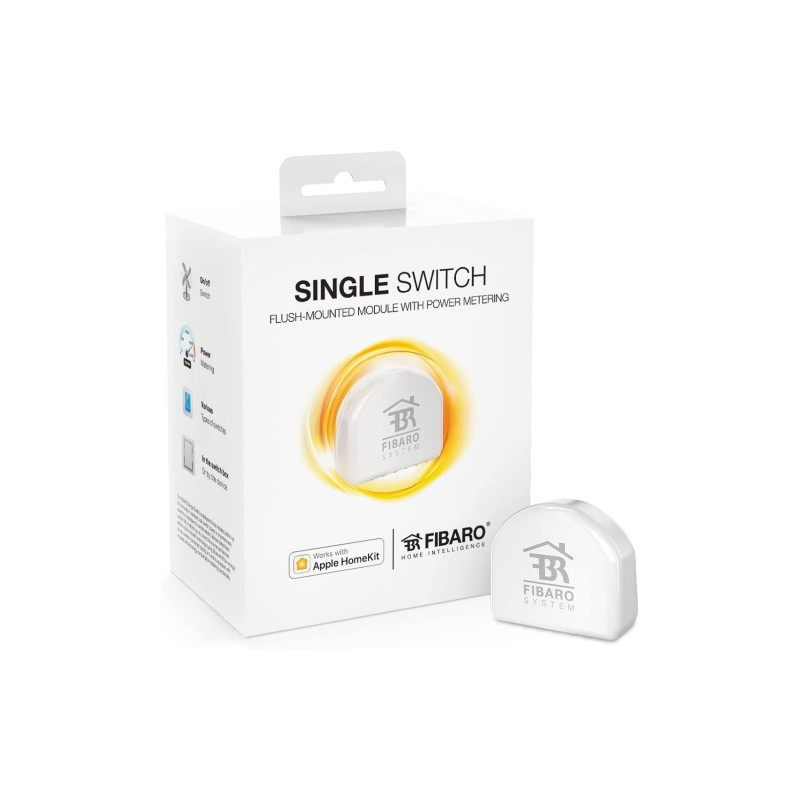Ecost prekė po grąžinimo FIBARO FGBHS-213 Regulador Inteligente de Luz Inal?mbrico, Bluetooth, Pared