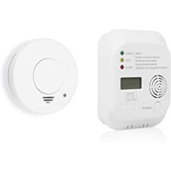 Ecost prekė po grąžinimo Smartwares FSE-19203 Smoke Co Detector Set, Weiß, 1 Piece