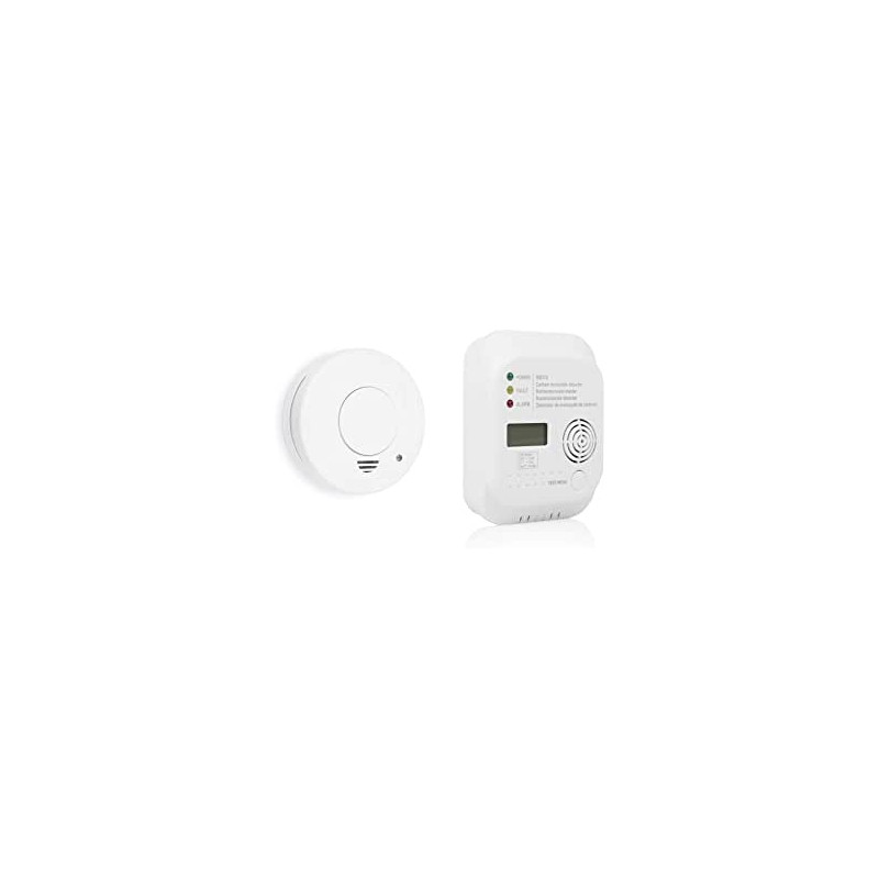 Ecost prekė po grąžinimo Smartwares FSE-19203 Smoke Co Detector Set, Weiß, 1 Piece