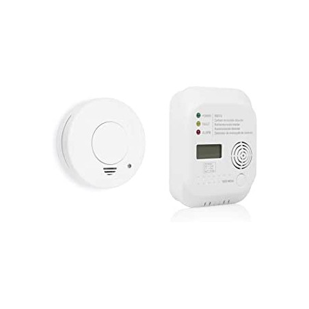 Ecost prekė po grąžinimo Smartwares FSE-19203 Smoke Co Detector Set, Weiß, 1 Piece