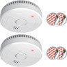 Ecost prekė po grąžinimo ELRO FS180521M 2-Pack Smoke Alarm with Magnet Mounting 5 Year Battery and C