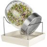 Ecost prekė po grąžinimo GEO Sprouting Jar - Italian Design - Glass Jar with Stainless Steel Screen,