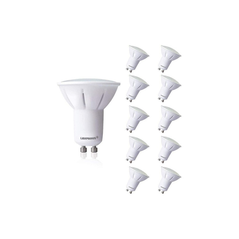 Ecost prekė po grąžinimo Lampaous GU10 LED Light Bulb 50wHalogen Gu10 Bulb Equivalent, GU10 Dimmable