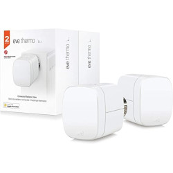 Ecost prekė po grąžinimo Eve Thermo, 2x smart radiator thermostat, Bluetooth, white