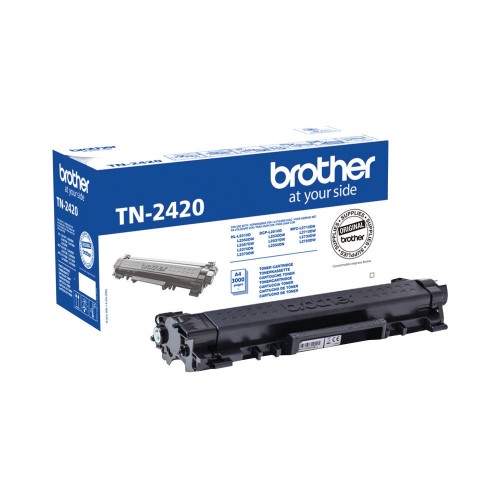 Kasetė Brother TN-2420 BK 3000psl OEM-LAZERINĖS KASETĖS