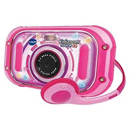 Ecost prekė po grąžinimo VTech Kidizoom Touch 5.0 vaikiškas skaitmeninis fotoaparatas rožinės spalvo
