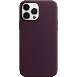 Ecost prekė po grąžinimo Apple odinis dėklas su Magsafe (skirtas iPhone 13 Pro Max) - Tamsiai vyšnių