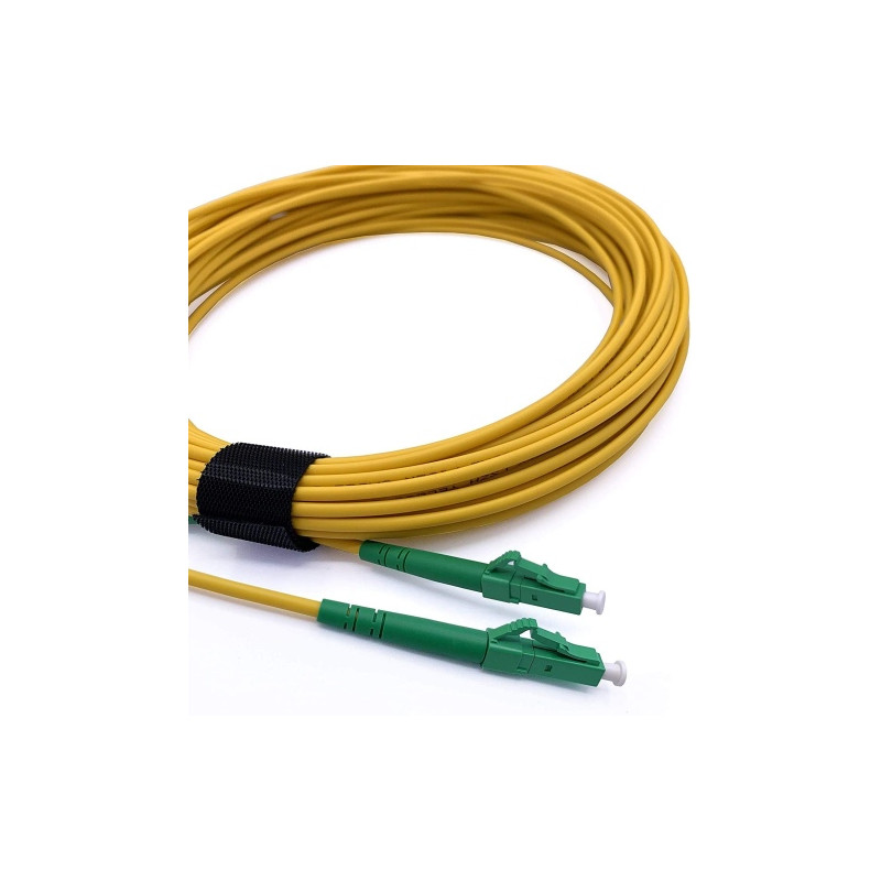 Ecost prekė po grąžinimo Elfcam® - LC/APC to LC/APC Simplex Singlemode 9/125µm LSZH, FTTH Fibre Opti