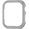 Ecost prekė po grąžinimo Swarovski Sparkling Silver Case Frame Fits Apple Watch® 40mm