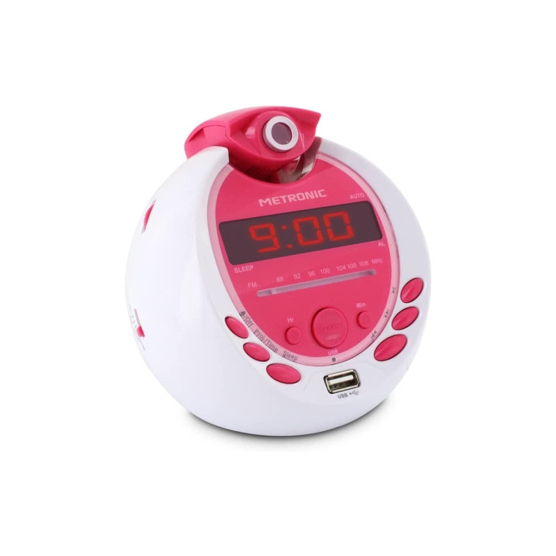 Ecost prekė po grąžinimo Metronic Miss Angel MP3 Radio / Radio Alarm Clock USB