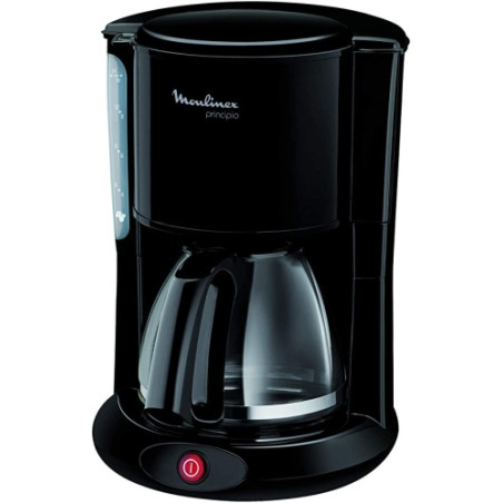 Ecost prekė po grąžinimo MOULINEX CAFETERIES Filter Principio Noir 10/15 Cups Coffee Machine Coffee