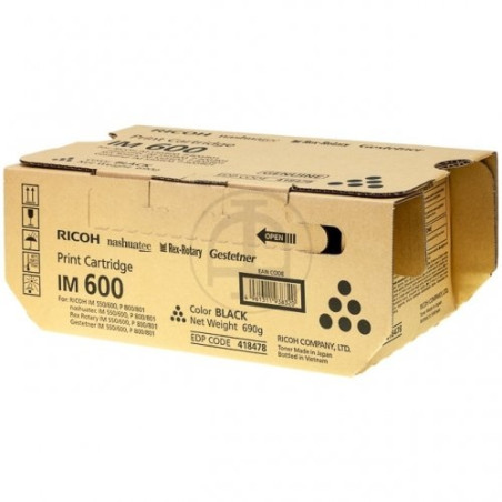 Ricoh IM 600 (418478), juoda kasetė lazeriniams spausdintuvams, 25500