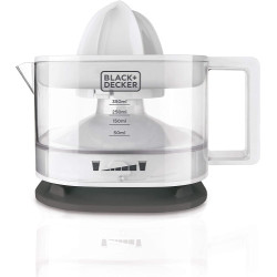 Ecost prekė po grąžinimo Black+Decker - BXCJ25E Citrus Juicer 25 Plastic 350 ml White