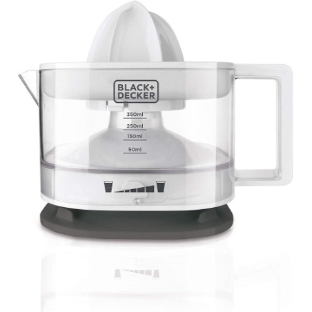 Ecost prekė po grąžinimo Black+Decker - BXCJ25E Citrus Juicer 25 Plastic 350 ml White