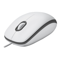 Logitech M100 Laidinė pelė, 1000 DPI, Balta