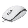 Logitech M100 Laidinė pelė, 1000 DPI, Balta