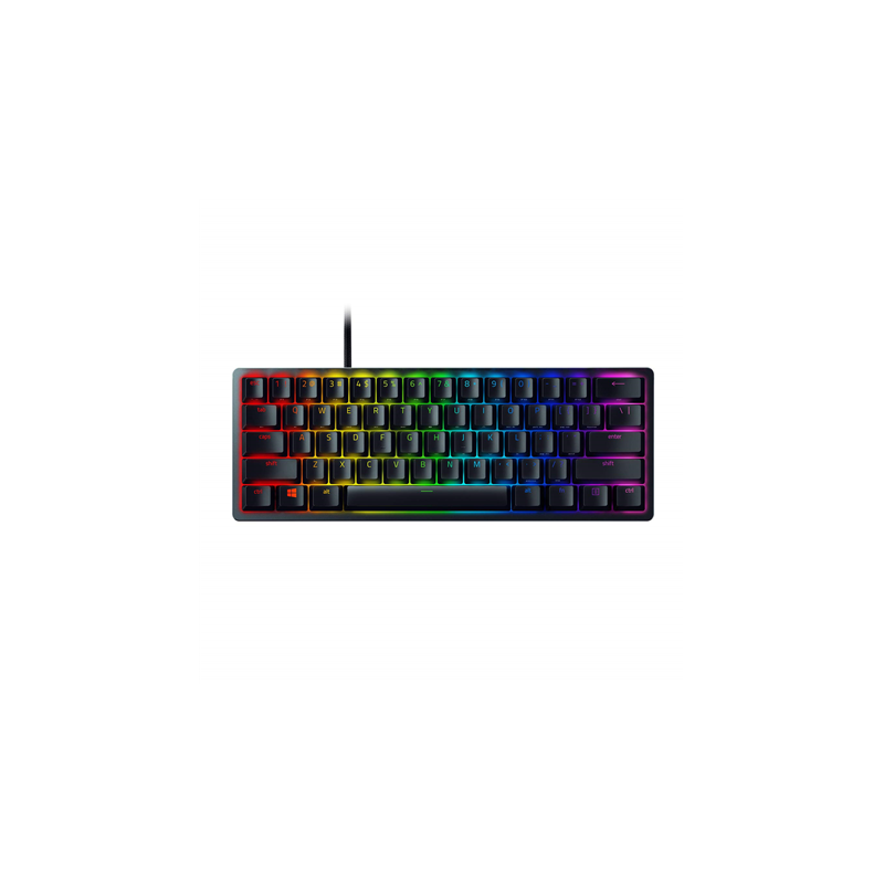 Razer Huntsman Mini Laidinė žaidimų klaviatūra, USB, RGB LED, US Int, Clicky Optical Switch, Juoda