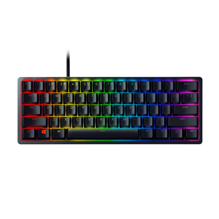 Razer Huntsman Mini Laidinė žaidimų klaviatūra, USB, RGB LED, US Int, Clicky Optical Switch, Juoda