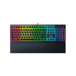 Razer Ornata V3 Laidinė žaidimų klaviatūra, USB, RGB LED, US, Mecha-membrane switch, Juoda
