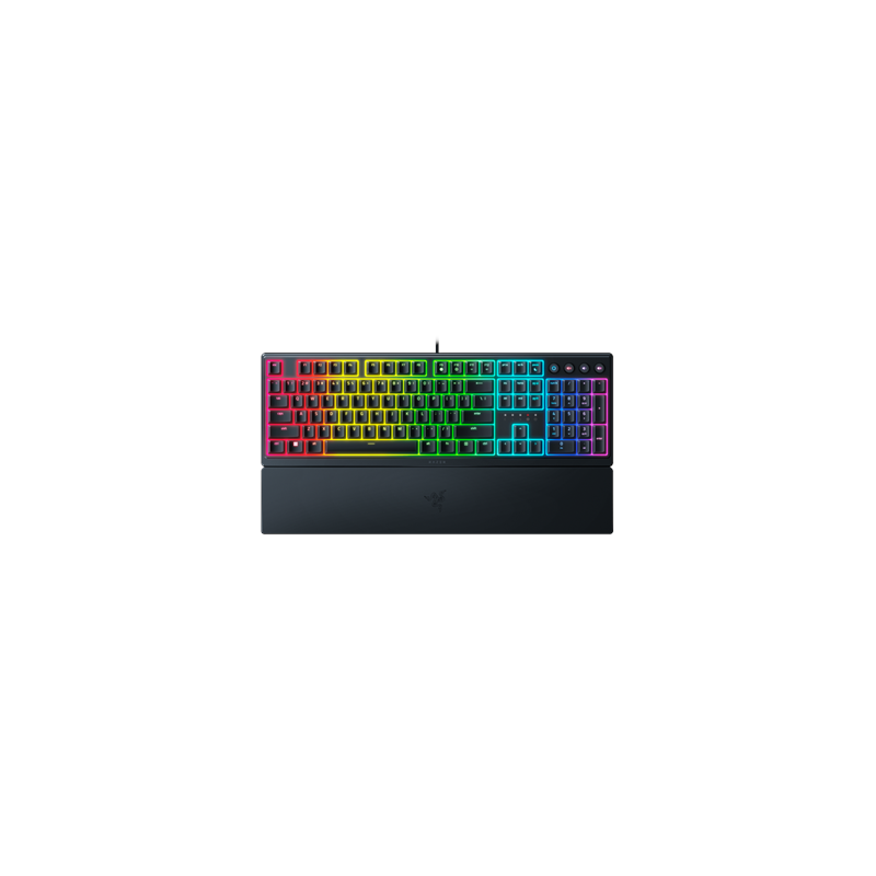Razer Ornata V3 Laidinė žaidimų klaviatūra, USB, RGB LED, US, Mecha-membrane switch, Juoda