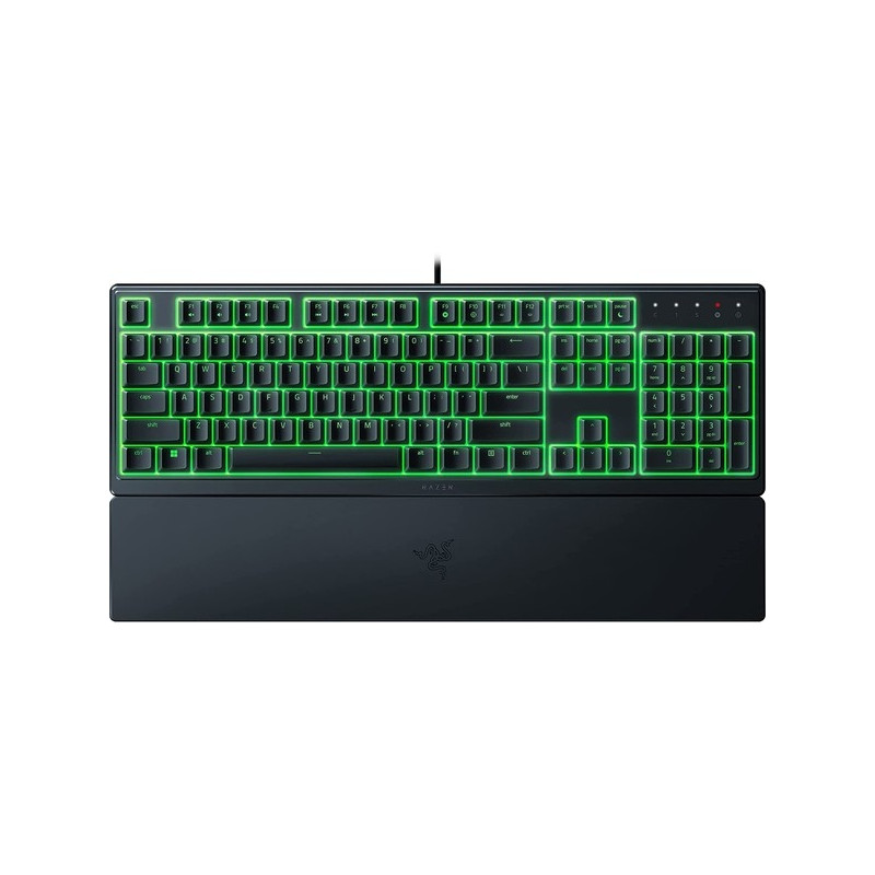 Razer Ornata V3 X Laidinė žaidimų klaviatūra USB, RGB LED, US, Silent Membrane Switches, Juoda