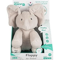Ecost prekė po grąžinimo Gund Flappy, dainuojantis ir kalbantis dramblys žaidžia ausimis - vokiškas