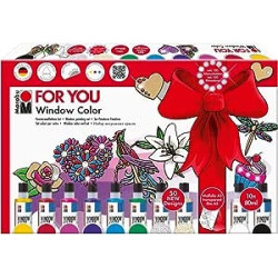 Ecost prekė po grąžinimo MARABU Aquarelle Window Color Fun & Fancy for You 50 modeliai/2 A3 plėvelės