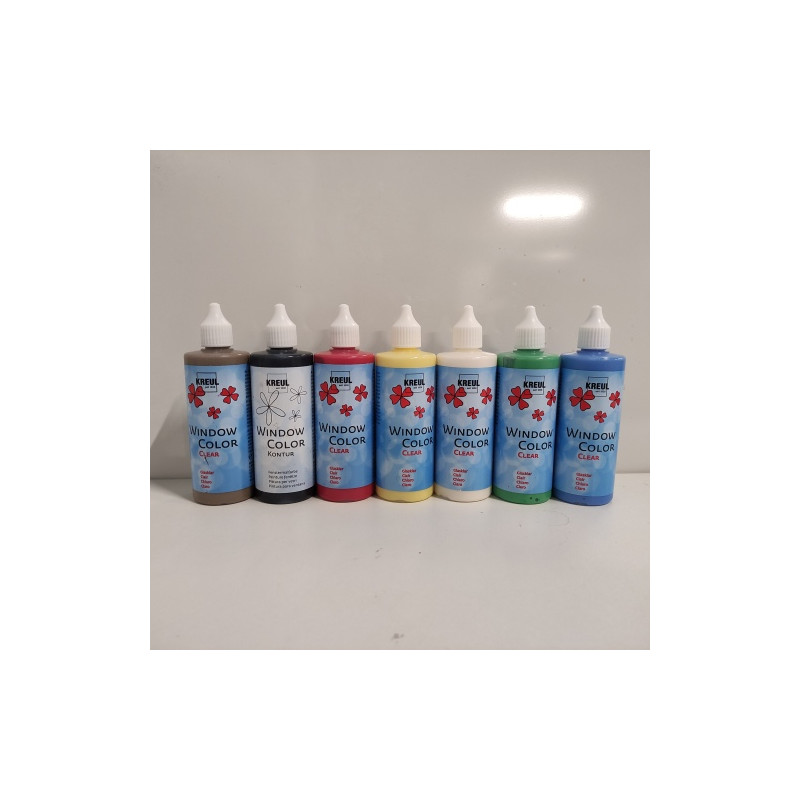Ecost Prekė po grąžinimo KREUL 40155 - Window Color Power Pack Pilis, mažiems ir dideliems kūrybingi