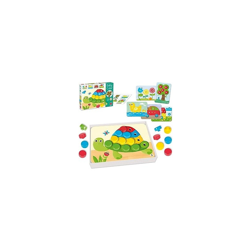 Ecost Prekė po grąžinimo Goula - 53140 - Baby Color mediniai žaislai nuo 2 metų iki 99 metų