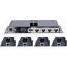 Ecost prekė po grąžinimo PremiumCord - HDMI 1-4 splitter su CAT6 / 6a / 7, Full HD, 3D extender